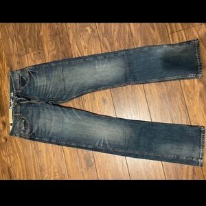 New! Mens Wrangler Retro Slim Straight Jeans - 32x36